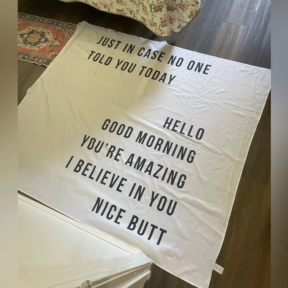 “Just in case no one told you today..” Bedroom Wall Decor Tapestry